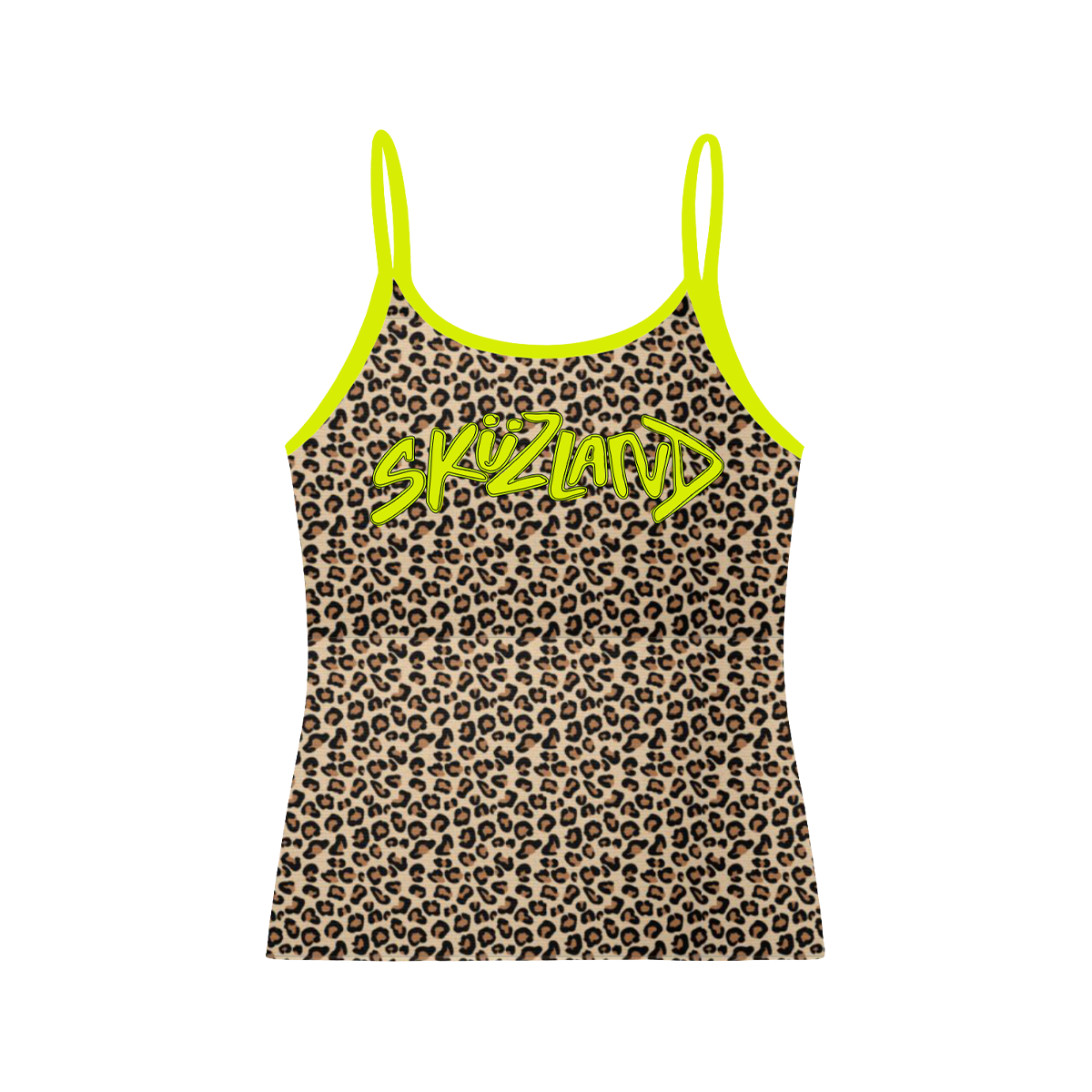 Skuzland Leopard Logo Tank Top